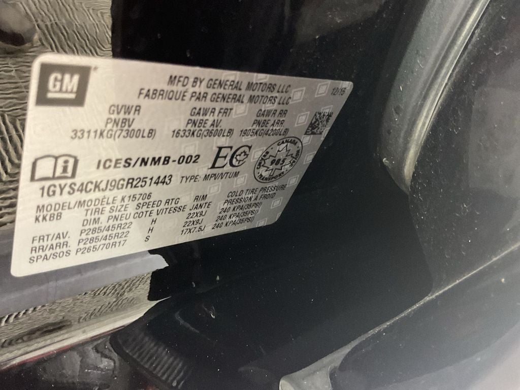 2016 Cadillac Escalade Premium