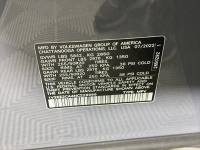 2022 Volkswagen Atlas Cross Sport 3.6L V6 SE w/Technology