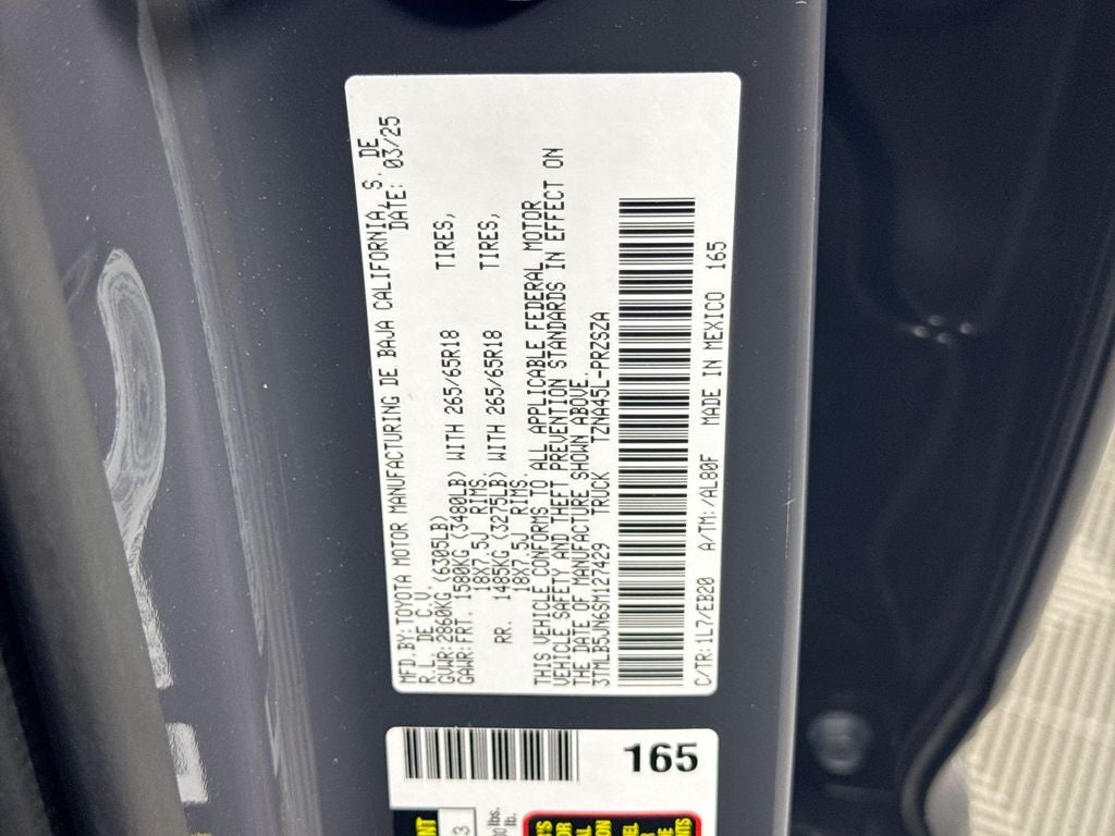 2025 Toyota Tacoma Limited