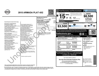 2015 Nissan Armada Platinum