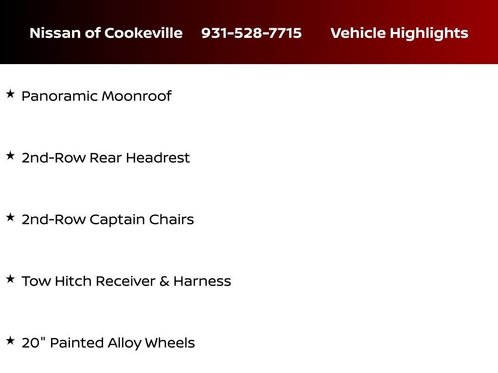 2024 Nissan Pathfinder SL