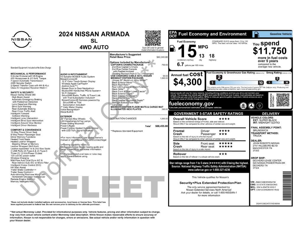 2024 Nissan Armada SL