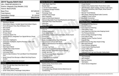 2019 Toyota RAV4 XLE