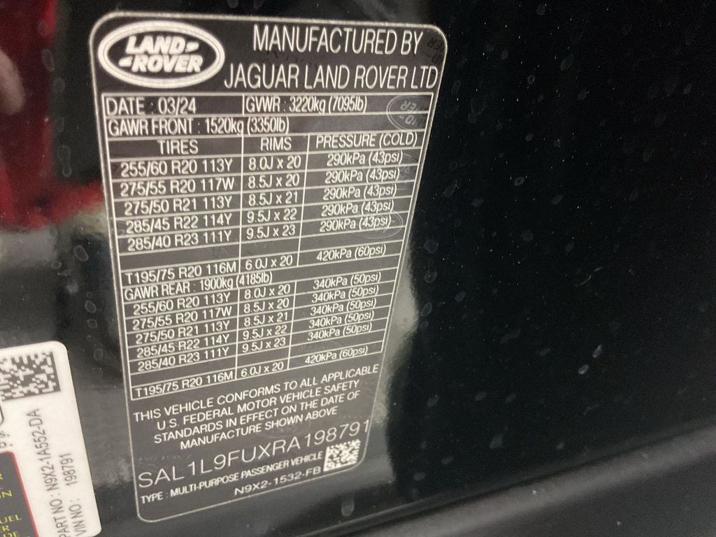 2024 Land Rover Range Rover Sport Dynamic SE