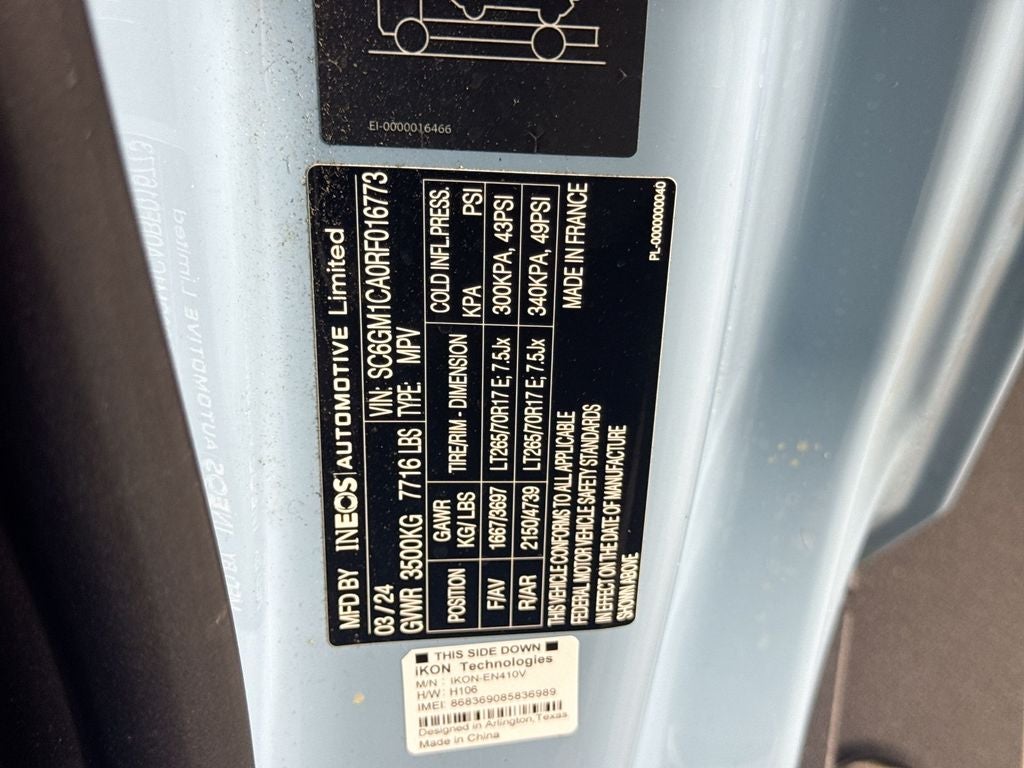 2024 INEOS Grenadier Station Wagon Trialmaster Edition