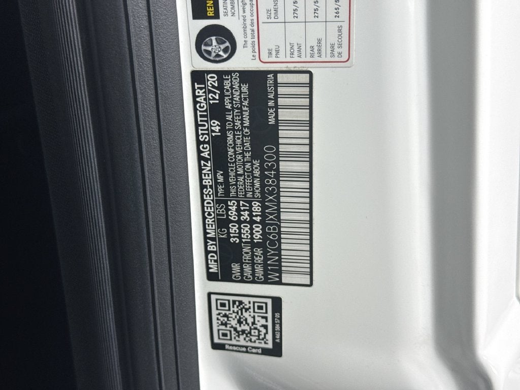 2021 Mercedes-Benz G-Class G 550 4MATIC®