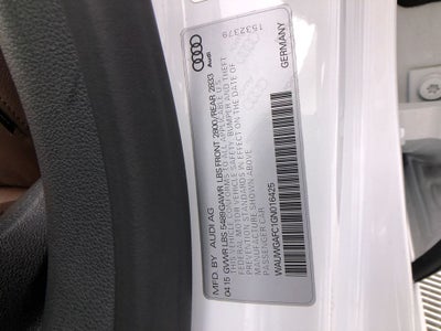 2016 Audi A7 3.0T Premium Plus quattro