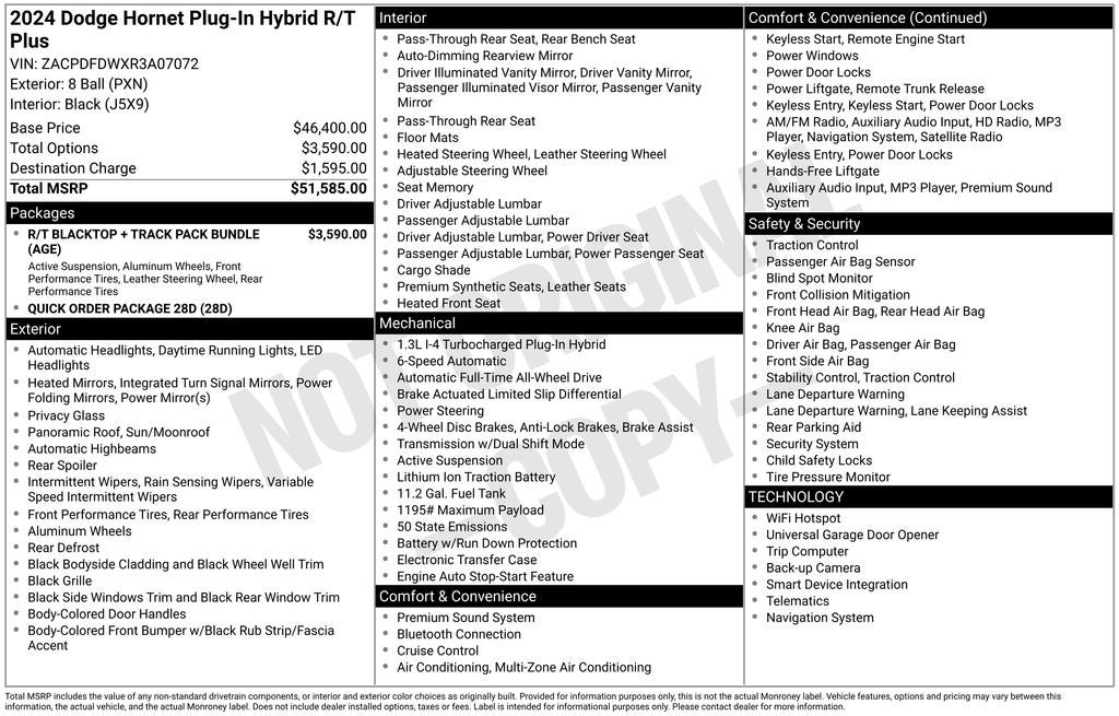 2024 Dodge Hornet R/T Plus