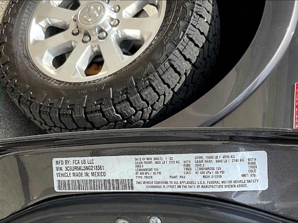 2022 RAM 2500 Laramie