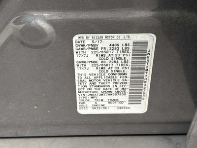 2017 Nissan Rogue SV